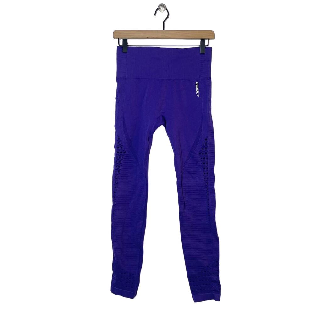 Gymshark Energy Seamless Leggings Womens Size XS Purple High Rise Athleisure